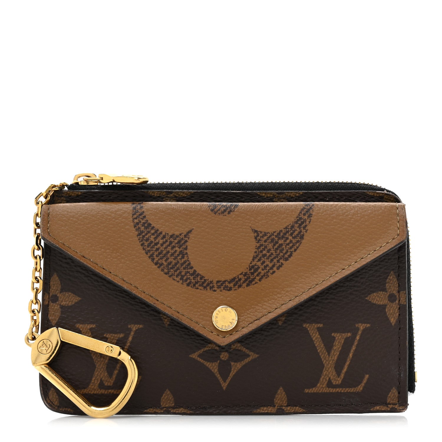 Louis Vuitton Reverse Monogram Recto Verso Card Holder Brown 1 of 14