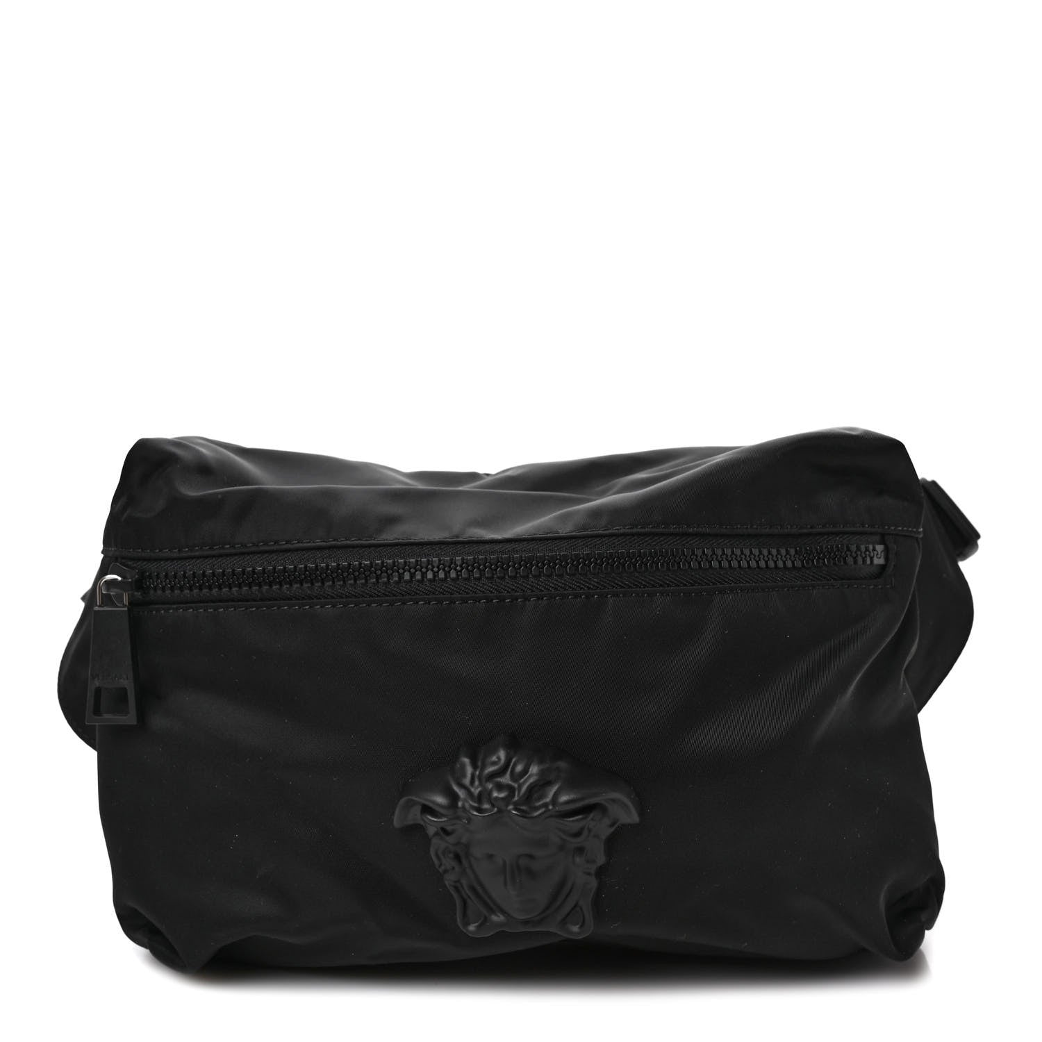 Versace Nylon Palazzo Medusa Belt Bag Black Ruthenium 1 of 9