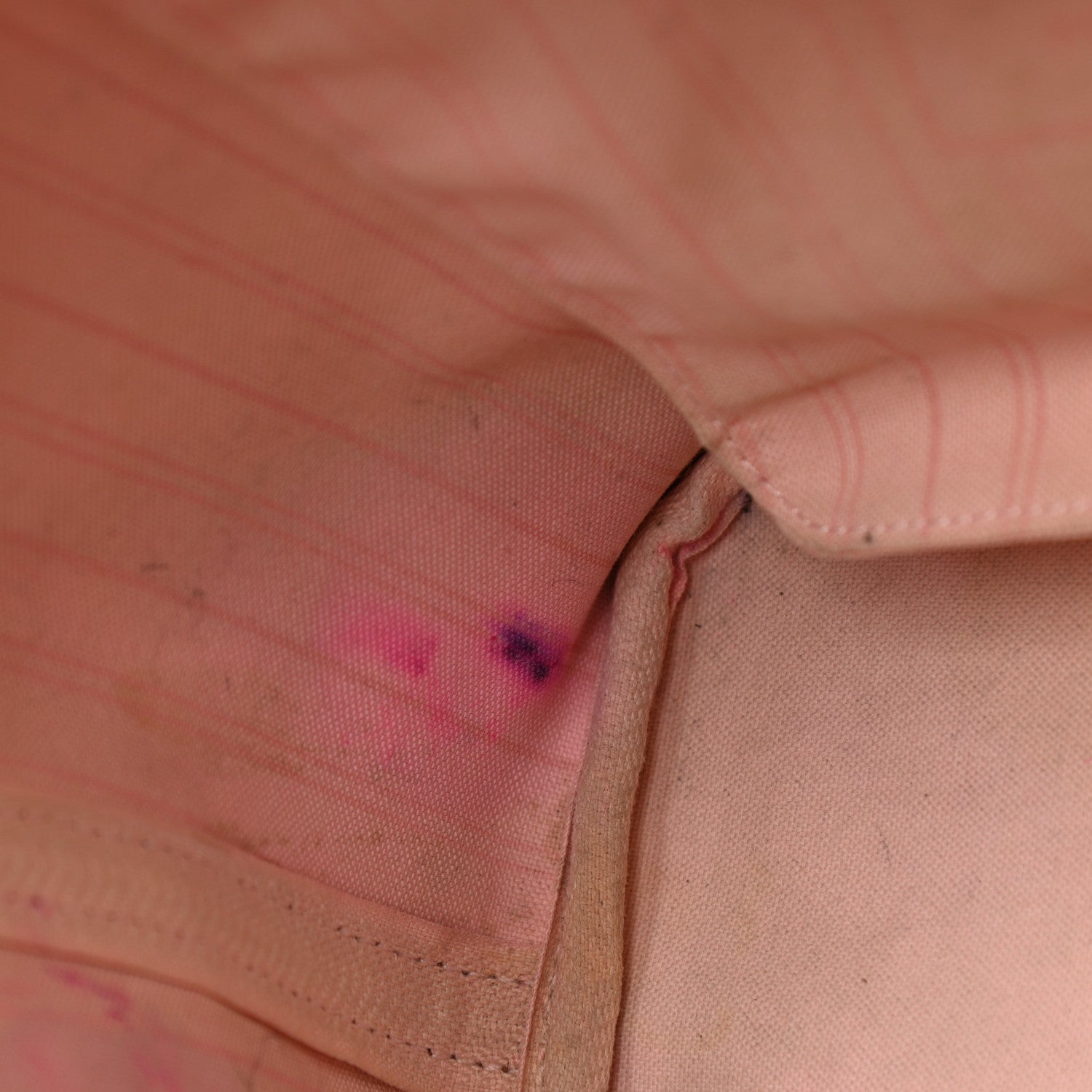 Louis Vuitton Damier Ebene Neo Neverfull MM Rose Ballerine 12 of 13