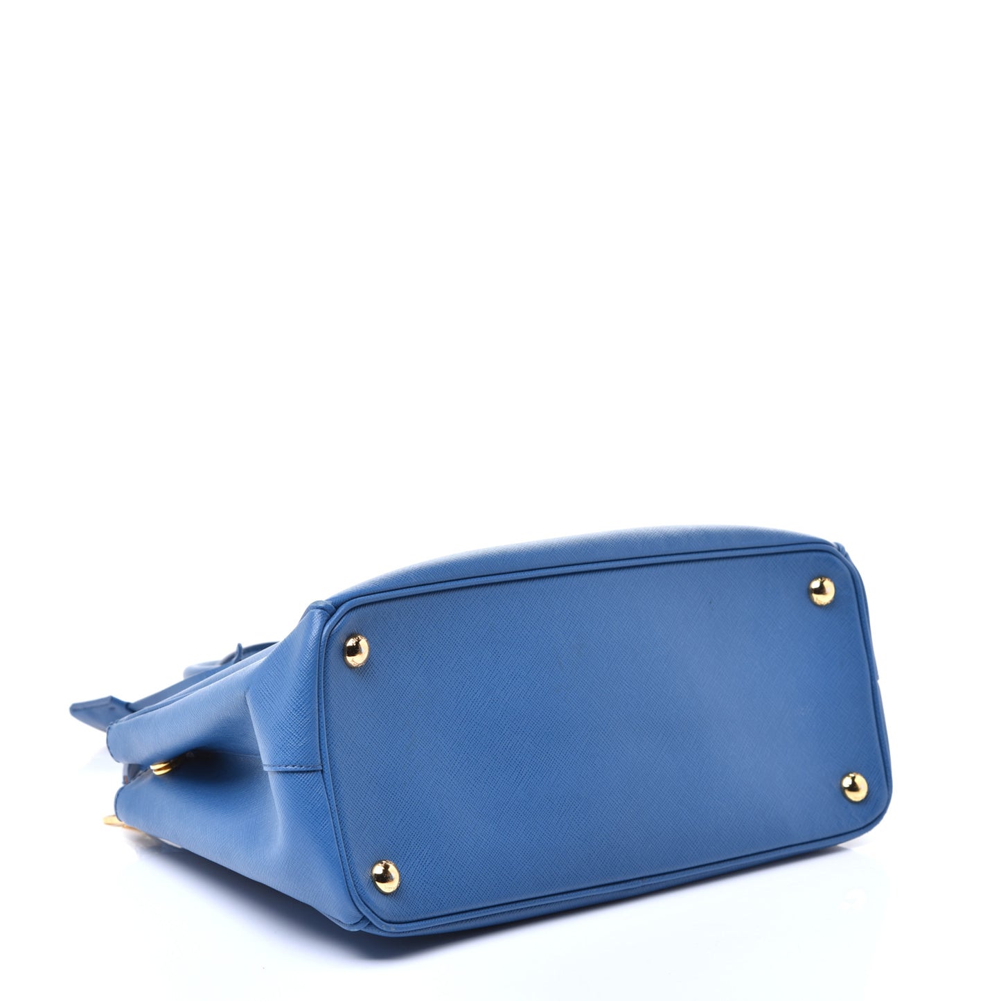 Saffiano Small Galleria Double Zip Tote Bluette