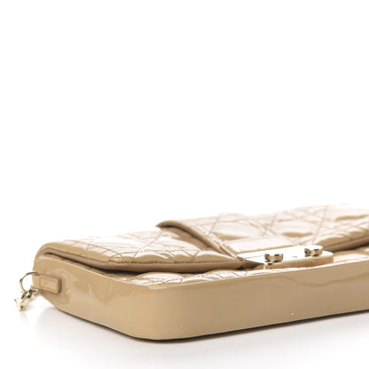 Christian Dior Patent Cannage New Lock Pouch Beige 7 of 11