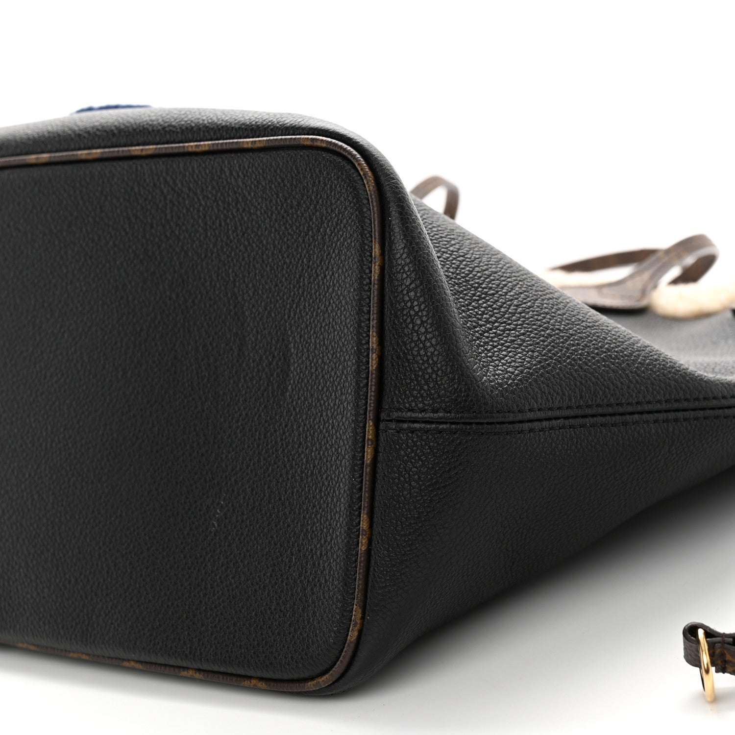 Louis Vuitton Calfskin Monogram Teddy Neverfull MM Black 10 of 11