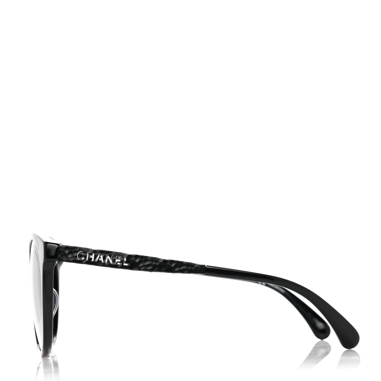 Acetate Metal Polarized Pantos Sunglasses 5440-A Black