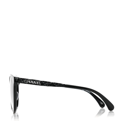 Chanel Acetate Metal Polarized Pantos Sunglasses 5440-A Black 3 of 8