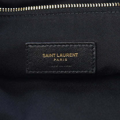 Saint Laurent Lambskin Charm Studded Teddy Drawstring Bag Black 8 of 10