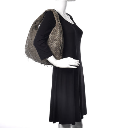 Bottega Veneta Nappa Velours Intrecciato Large Veneta Hobo Matita 2 of 11