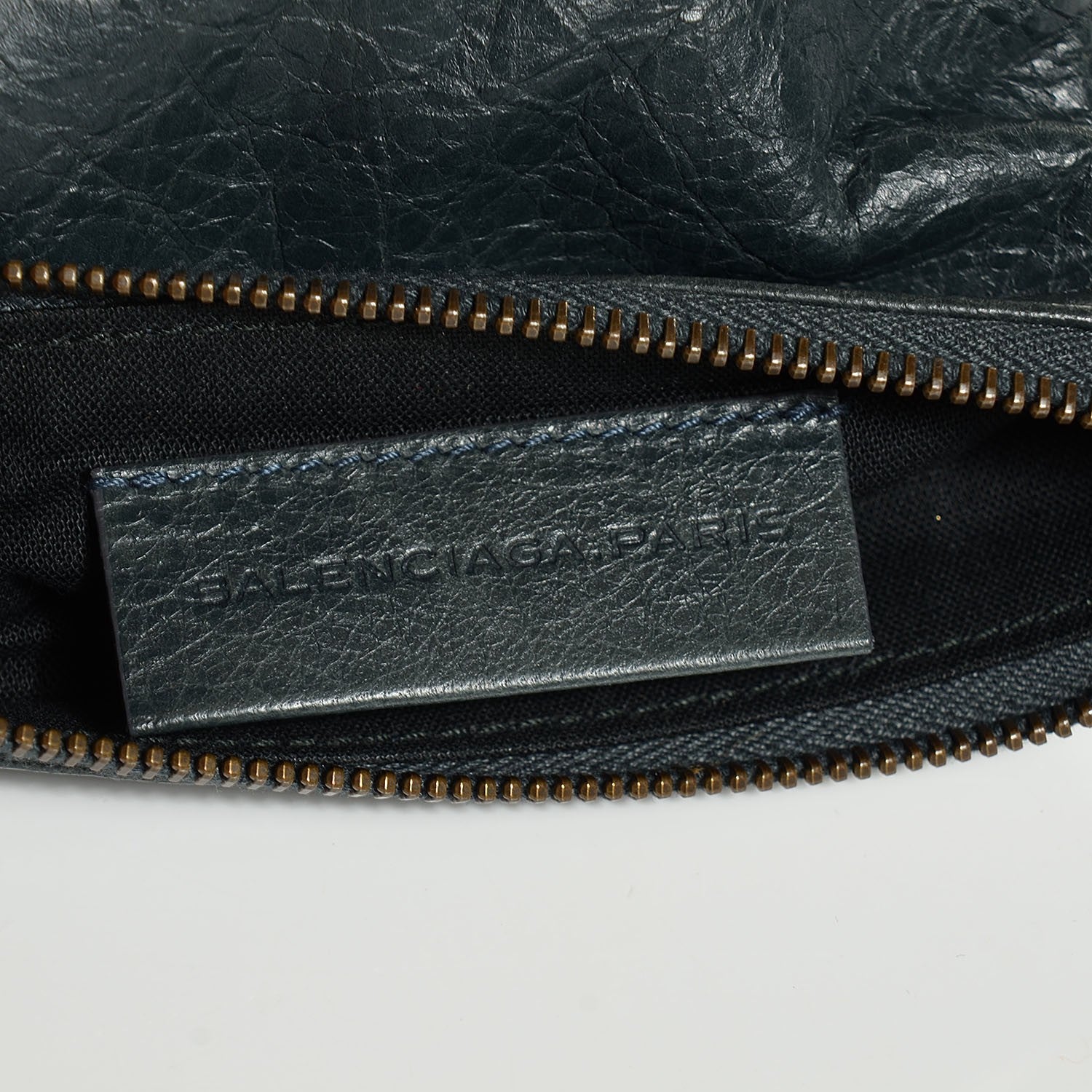 Balenciaga Agneau Classic Hardware M Porte-Monnaie Coin Purse Anthracite 7 of 8