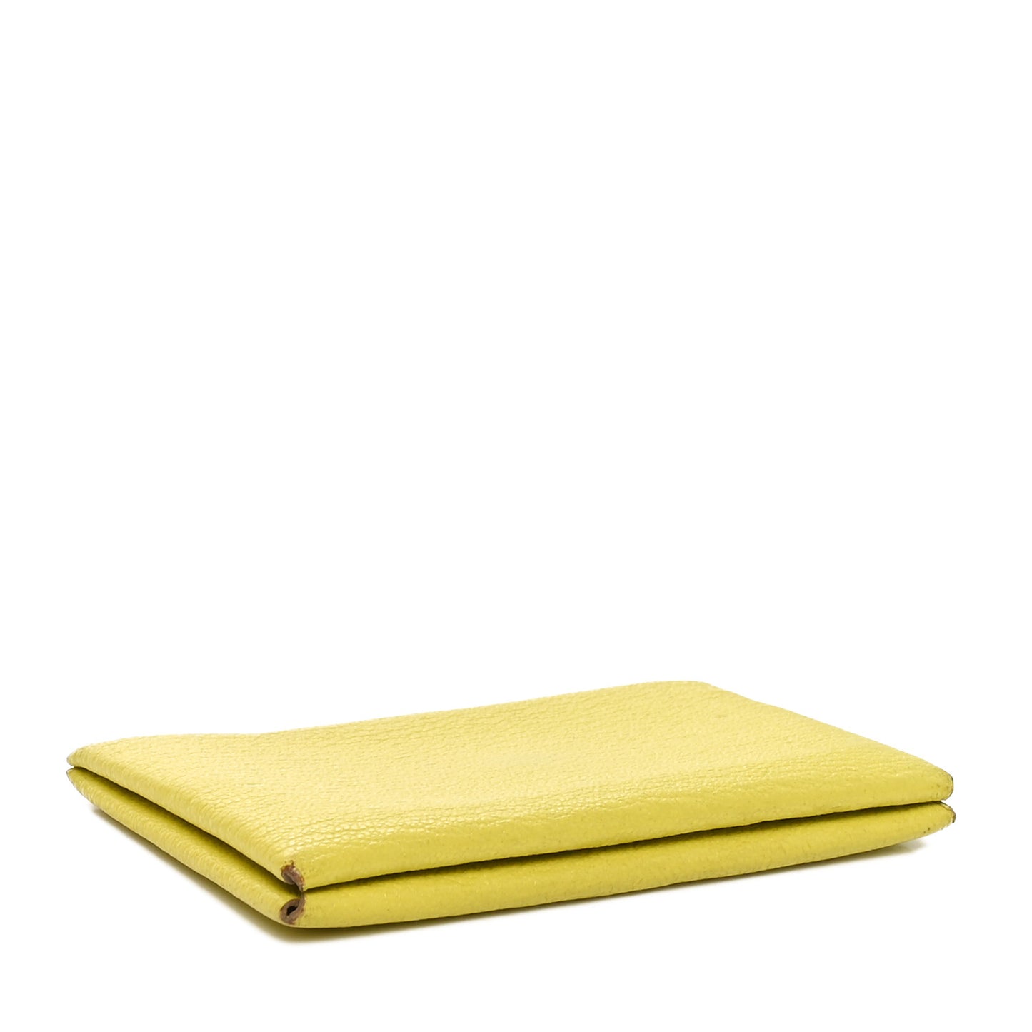 Chevre Mysore Calvi Card Case Lime