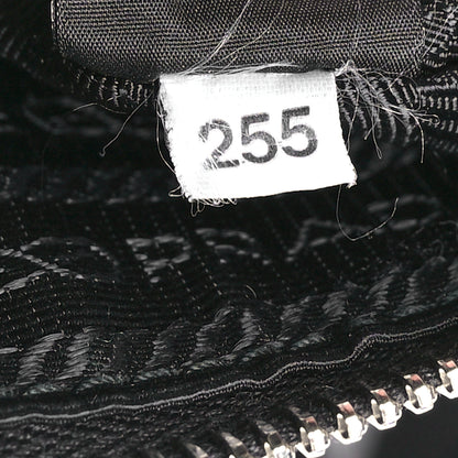 Prada Re-Nylon Saffiano Double Pouch Shoulder Bag Black 9 of 13