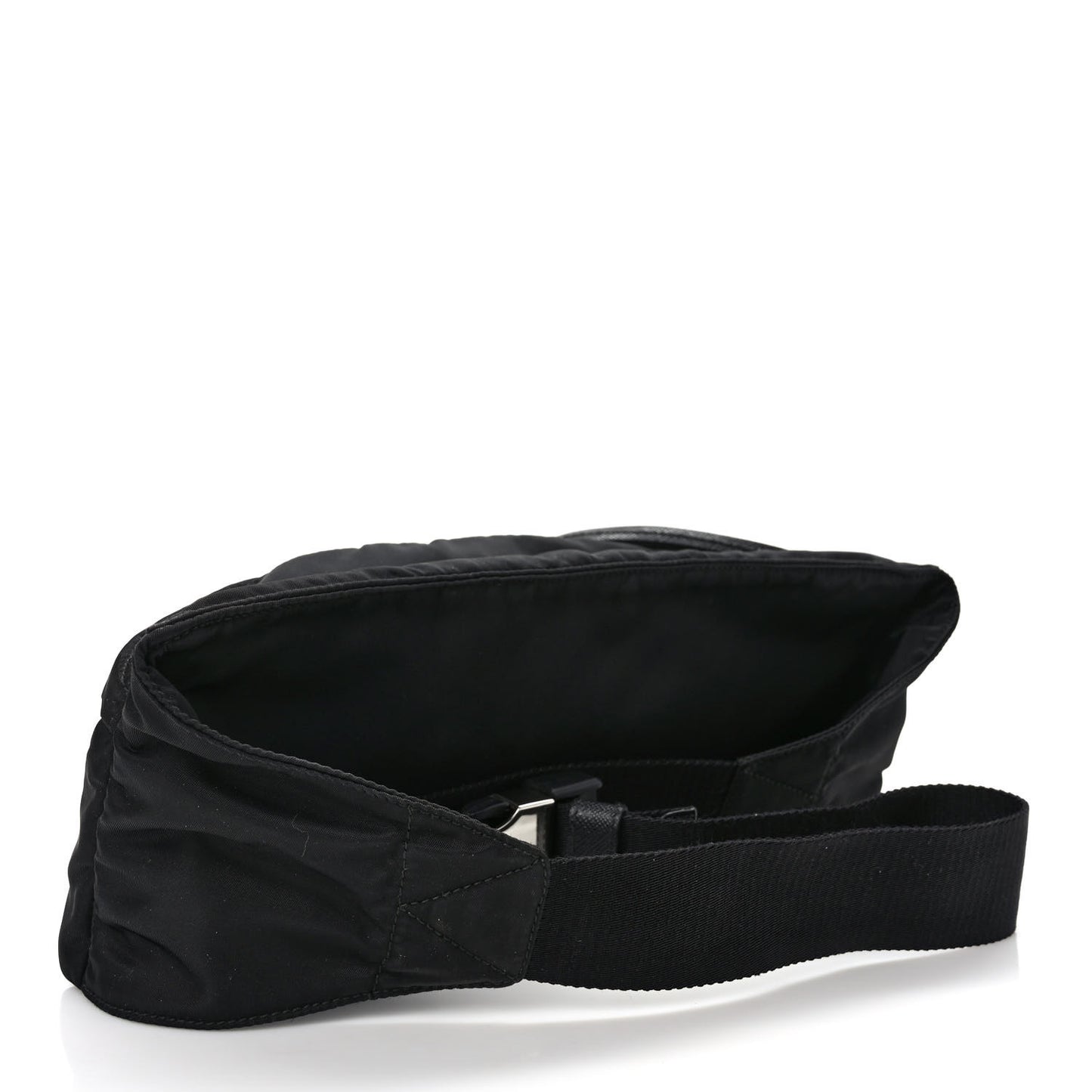 Tessuto Nylon Montagna Belt Bag Black