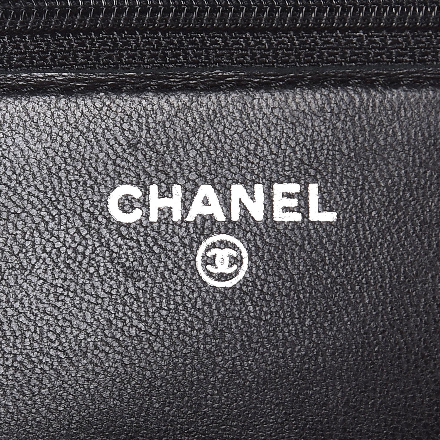 Chanel Lambskin Quilted Wallet On Chain WOC Black 6 of 9