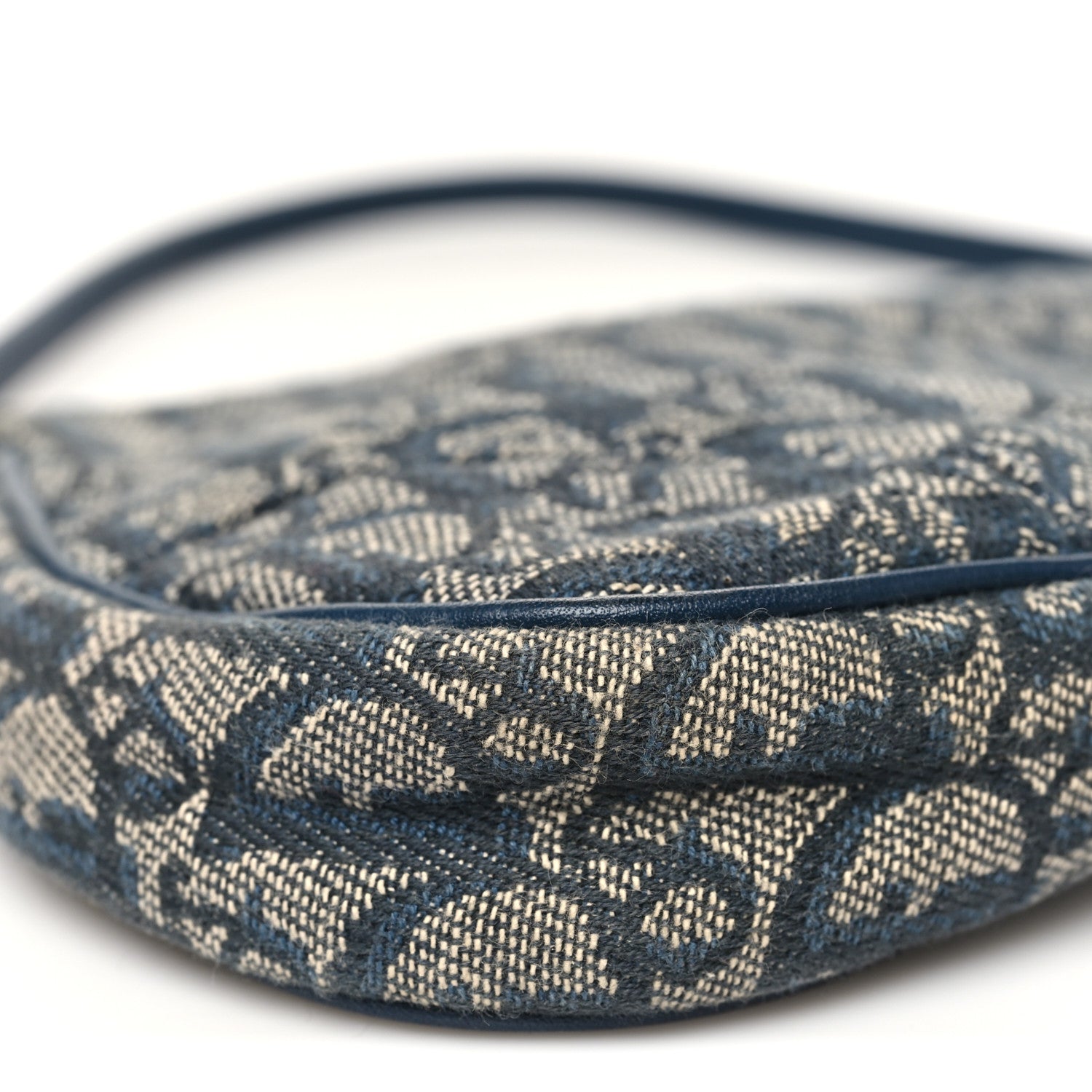 Christian Dior Monogram Mini Saddle Pochette Navy 1839817