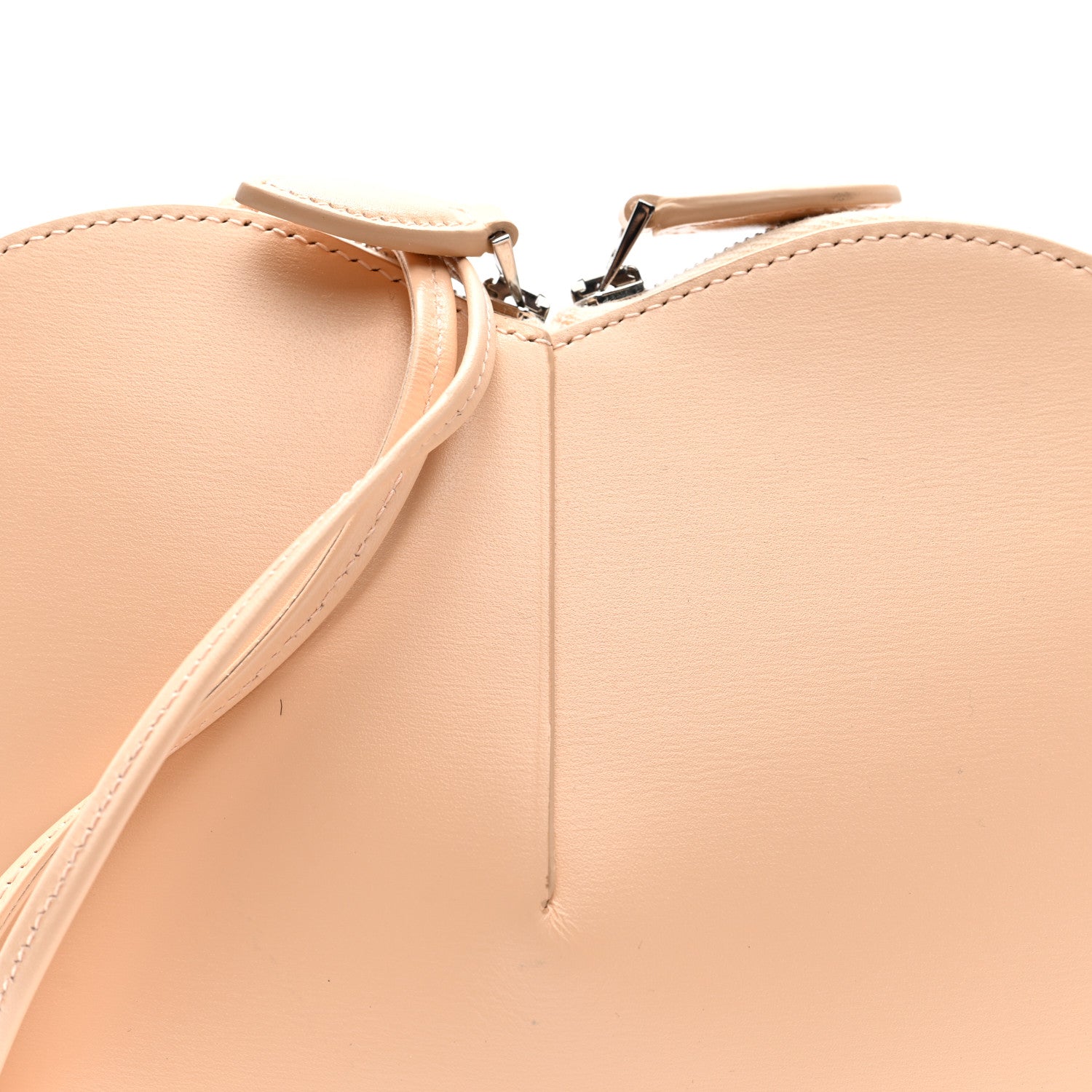 Alaia Lux Calfskin Le Coeur Bag Lacquer Peche 7 of 8