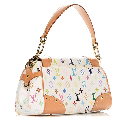Louis Vuitton Monogram Multicolor Beverly MM White 5 of 11