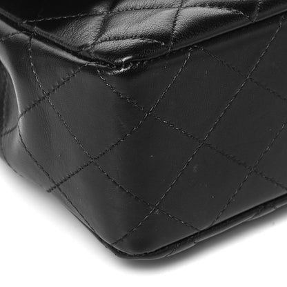 Chanel Lambskin Quilted Mini Rectangular Flap Black 8 of 9