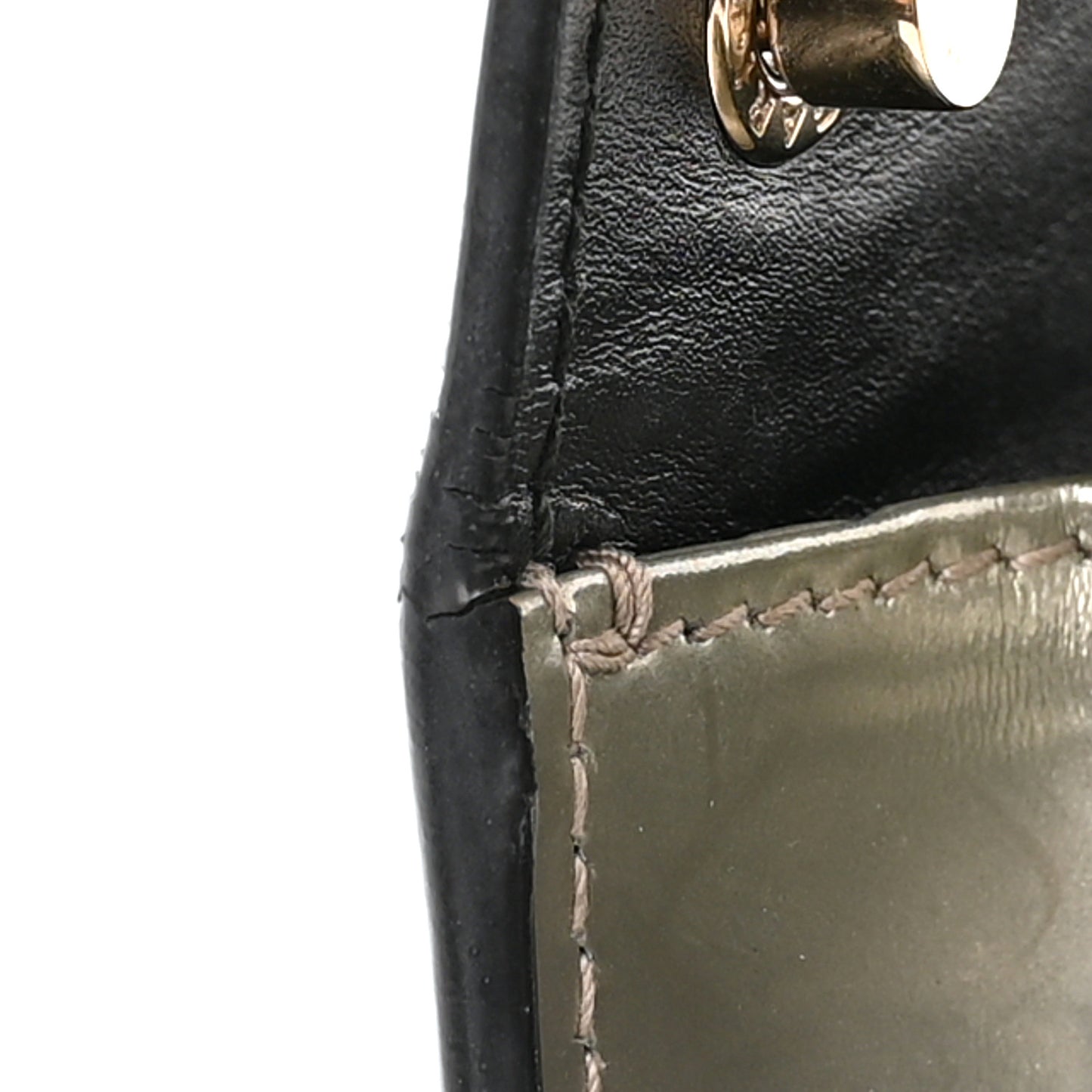 Metallic Calfskin Small Serpenti Forever Snake Strap Crossbody Bag Silver