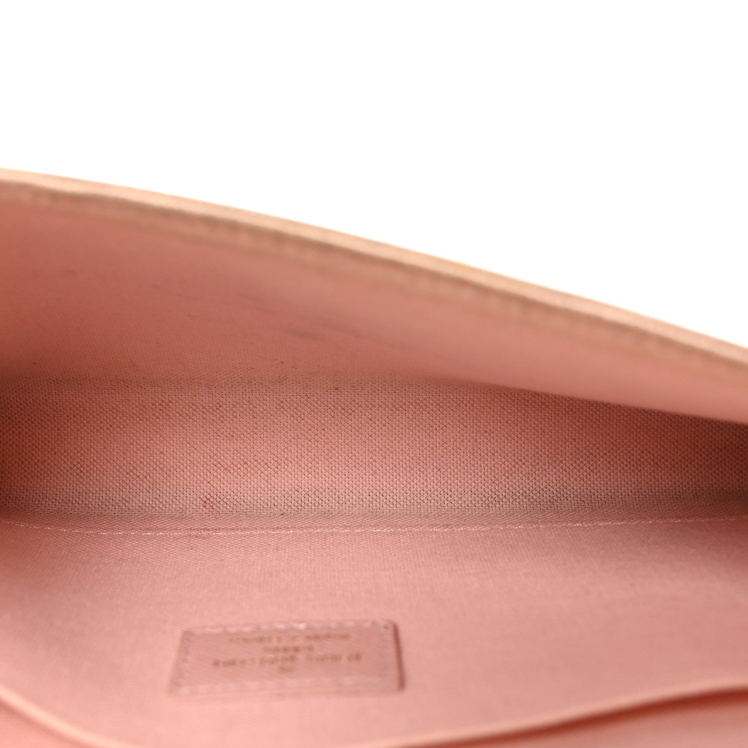 Louis Vuitton Damier Azur Pochette Felicie Chain Wallet Rose Ballerine 6 of 11