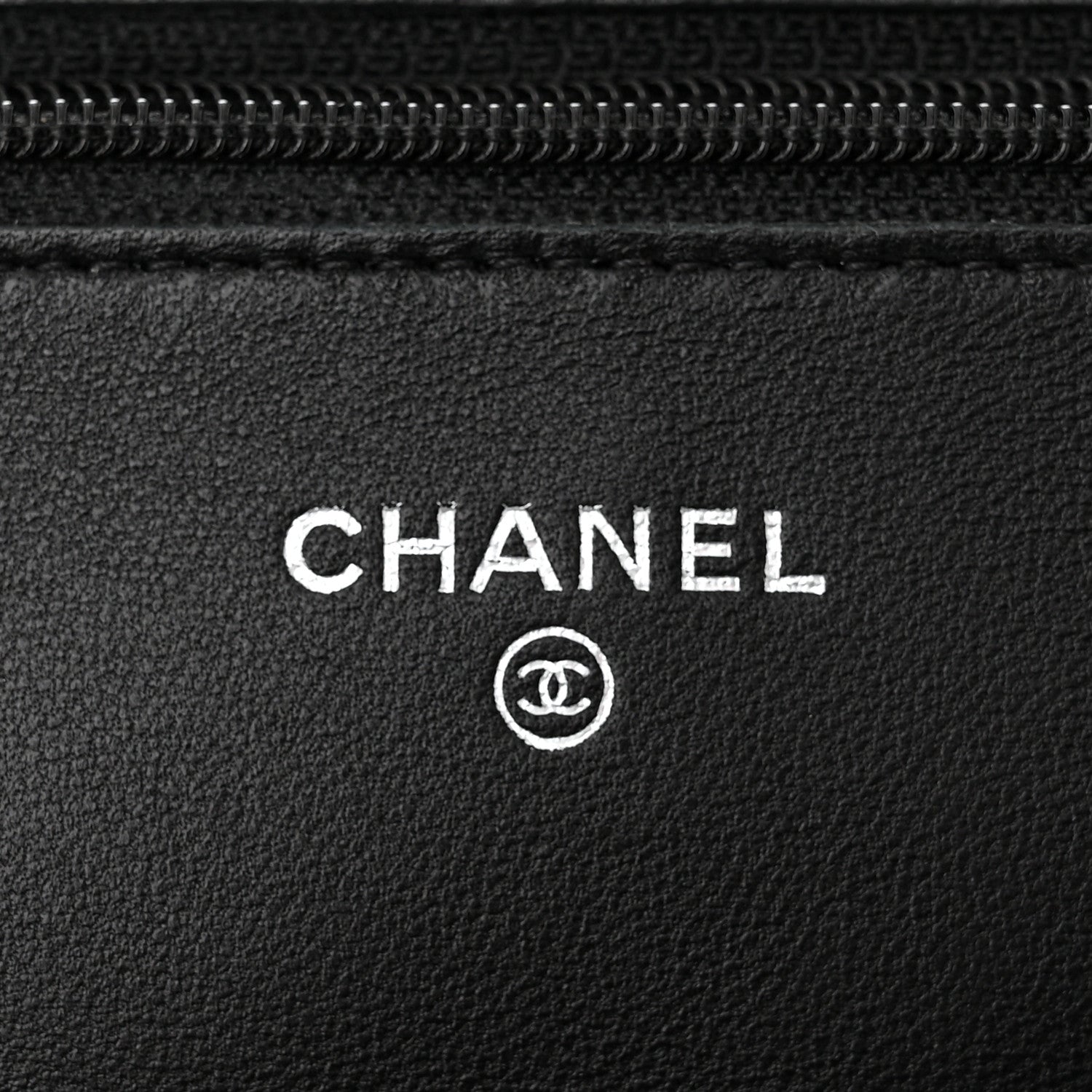 Chanel Lambskin Quilted Wallet On Chain WOC Black 6 of 12