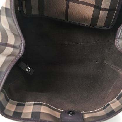Burberry Smoked Check Small Canterbury Tote Anthracite 5 of 11