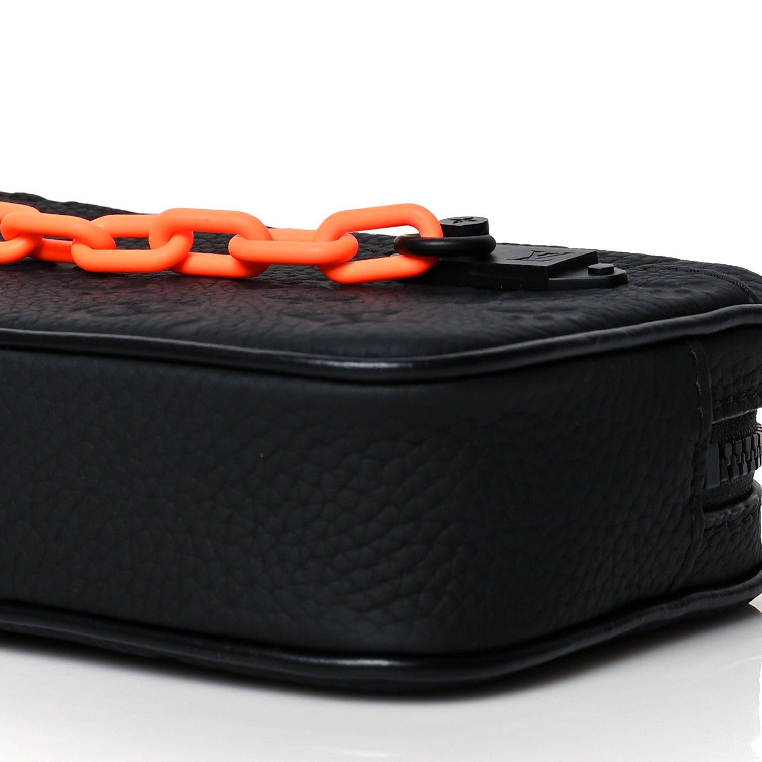 Louis Vuitton Taurillon Monogram Uniformes Solar Ray Soft Pochette Volga Belt Bag Black 9 of 9