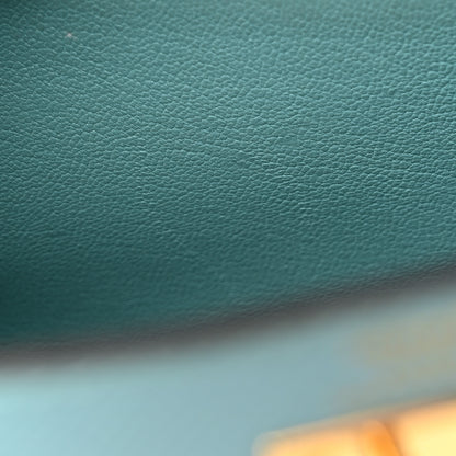 Hermes Epsom Kelly Sellier 28 Bleu Atoll 13 of 21