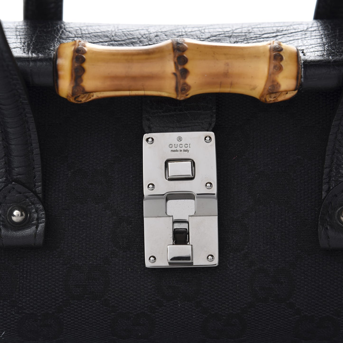 Monogram Small Bamboo Bullet Black