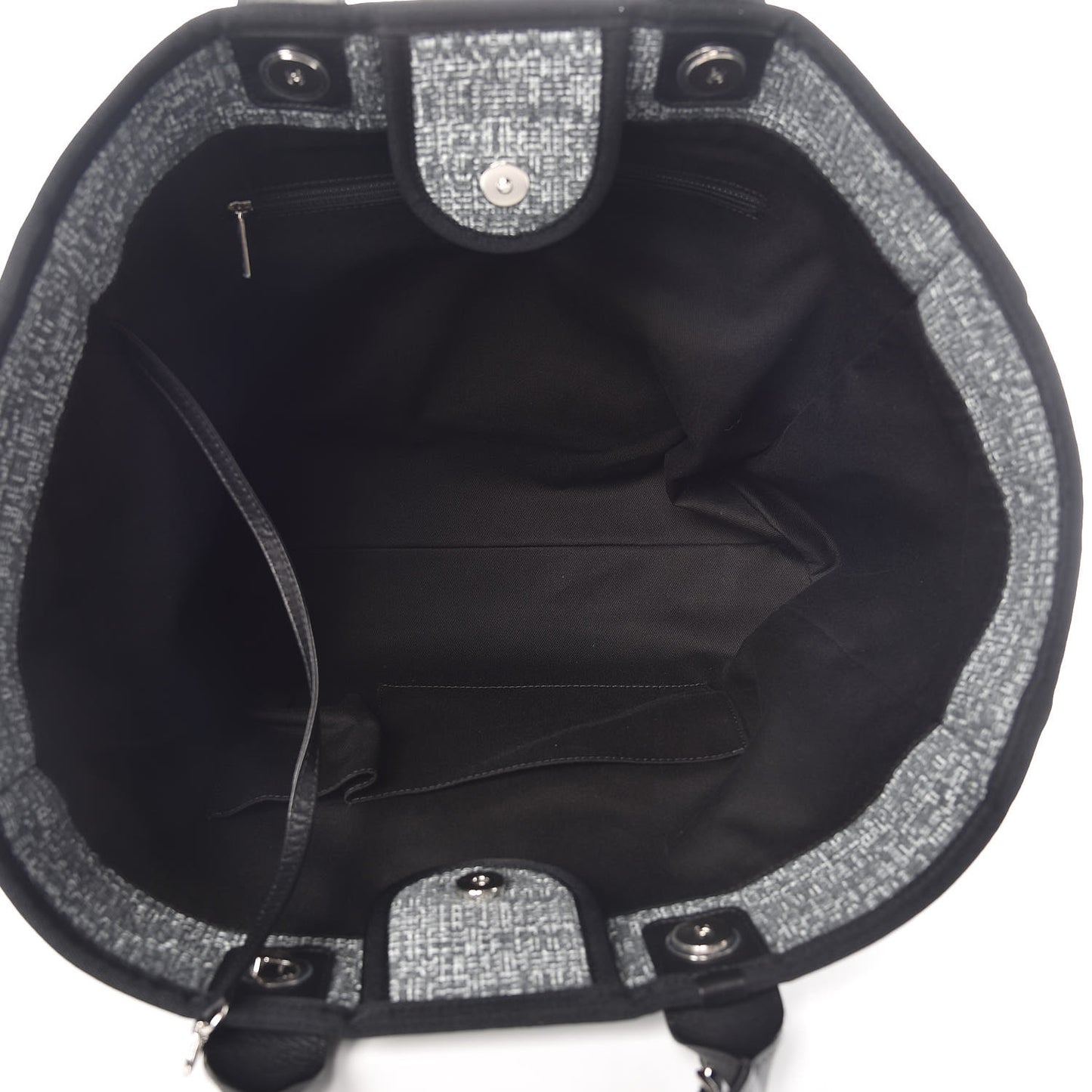 Canvas Large Deauville Tote Charcoal