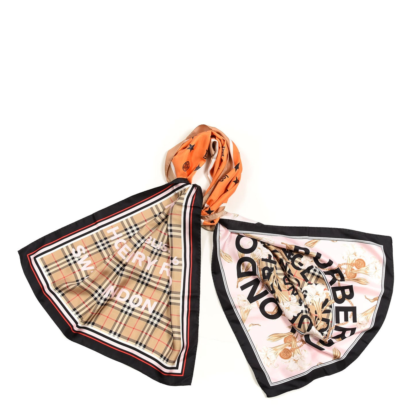 Silk Lily TB Scarf Alabaster Pink