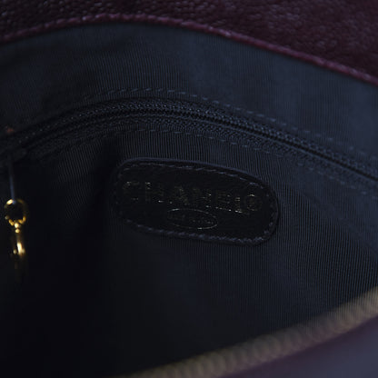 Chanel Caviar Shoulder Bag Burgundy 8 of 10