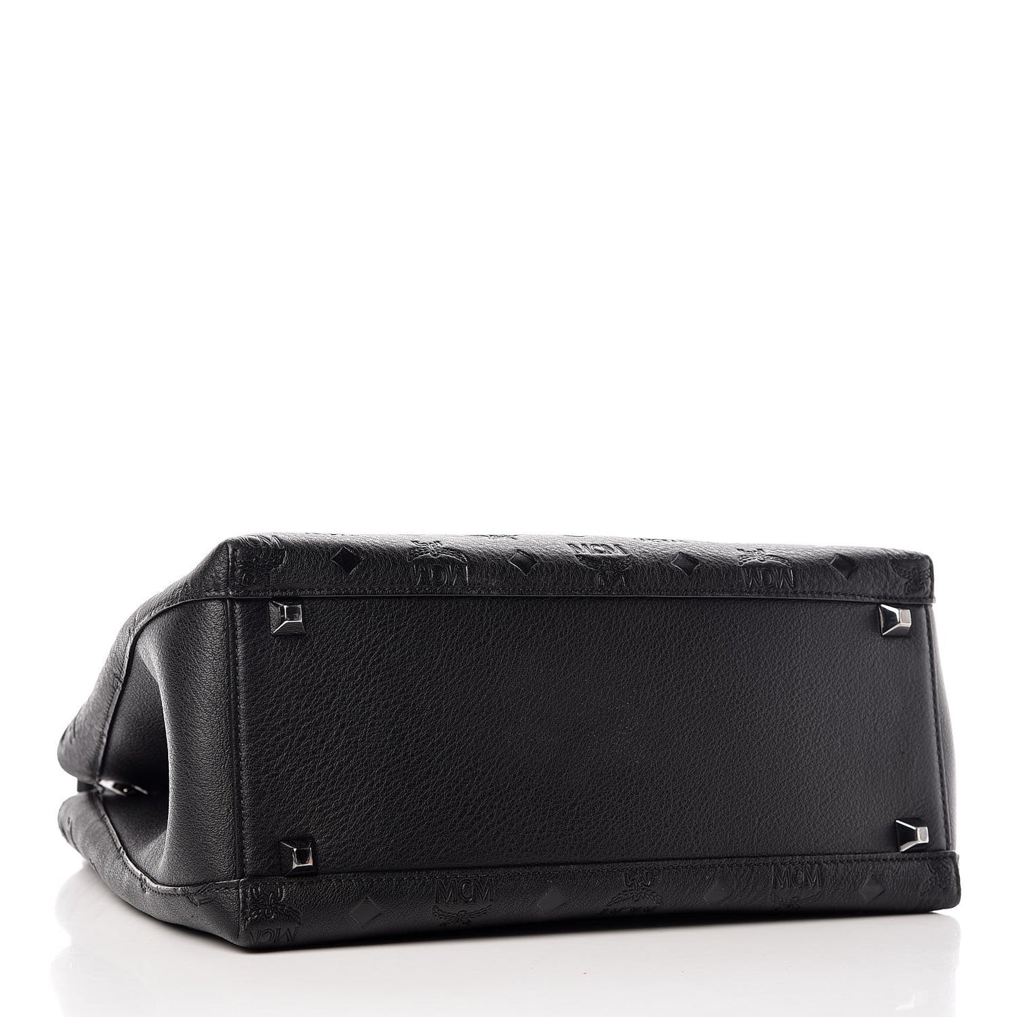 Calfskin Ottomar Monogram Sarah Convertible Hobo Black