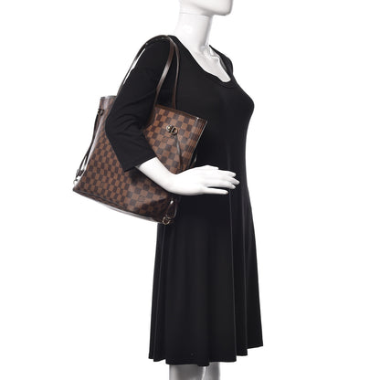Louis Vuitton Damier Ebene Neverfull MM 2 of 10
