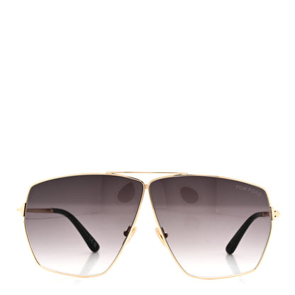 Tom Ford Metal Stella Aviator Sunglasses TF1185 Gold 2 of 6