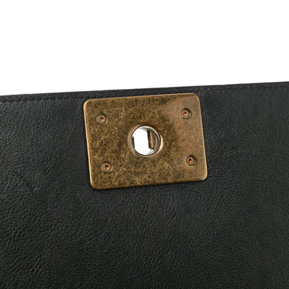 Chanel Goat Hair Medium Celtic Boy Flap Black 13 of 15