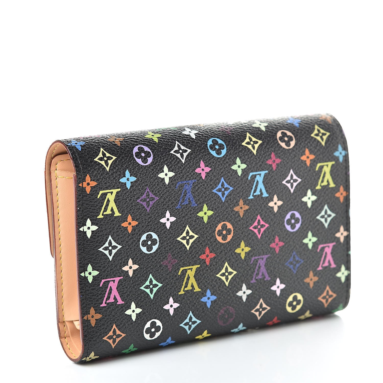 Louis Vuitton Monogram Multicolor Alexandra Wallet Black 3 of 11