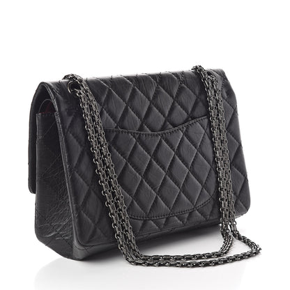 Chanel Aged Calfskin Quilted 2.55 Reissue 226 Flap Black 3 of 11