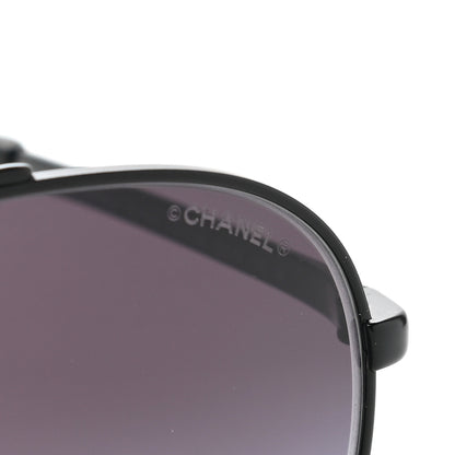 Chanel Metal Aviator Sunglasses 4279-B Black 5 of 8