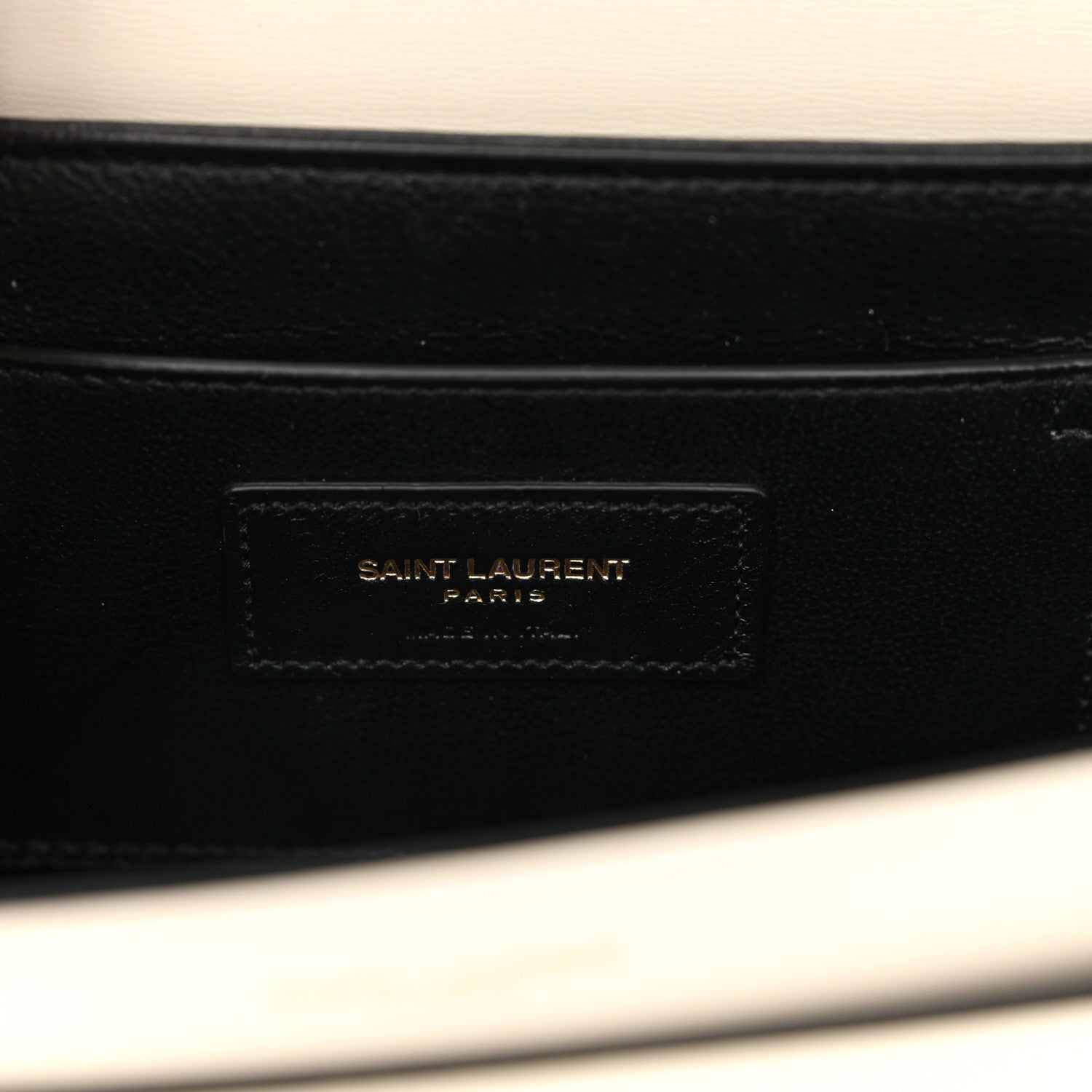 Saint Laurent Box Calfskin Monogram Medium Solferino Satchel Crema Soft 6 of 9