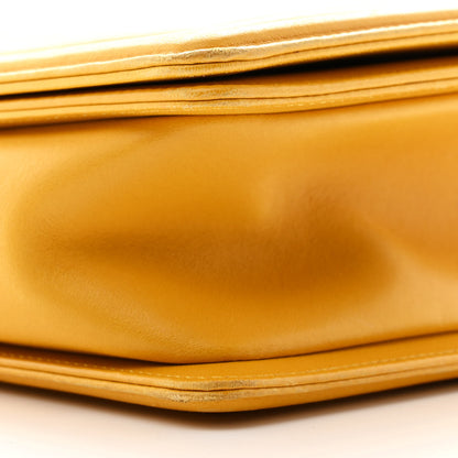 Chanel Lambskin Quilted New Medium Boy Flap Yellow 10 of 10