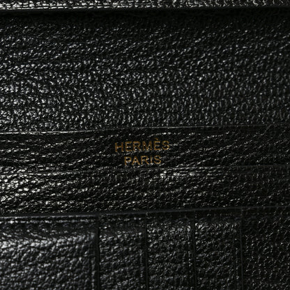 Hermes Chevre Mysore Bearn Compact Wallet Black 6 of 6