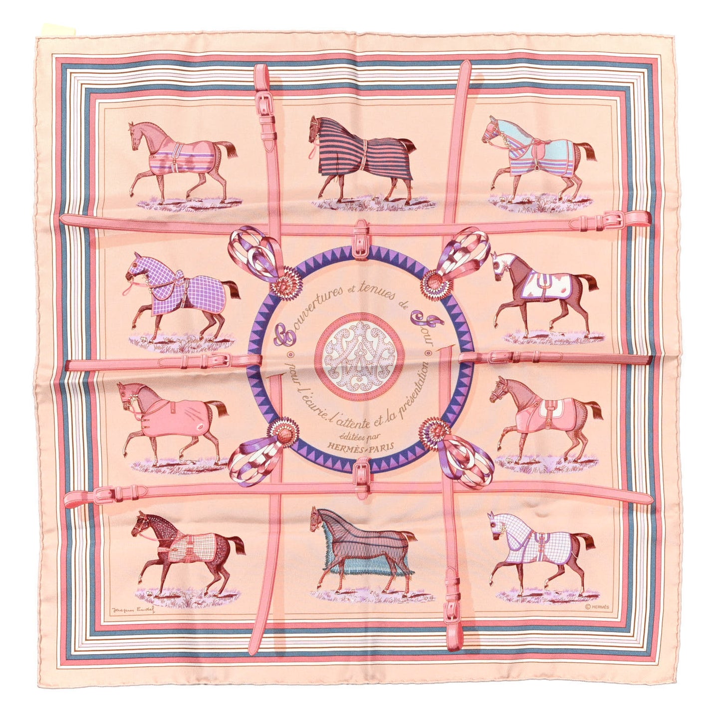 Silk Couvertures Et Tenues de Jour Pocket Square Rose Pale Blue Jean Dragee