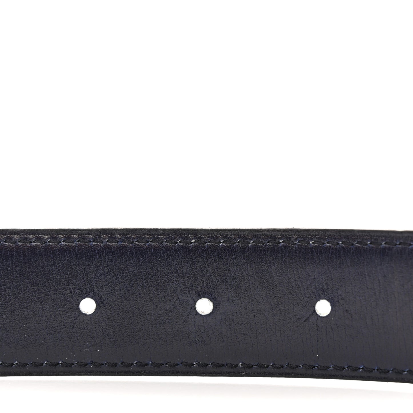 Ardennes Box 32mm H Belt 68 Black Bleu Indigo
