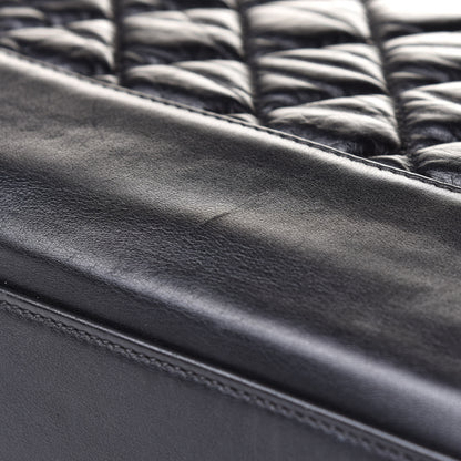 Chanel Aged Calfskin Quilted Be CC Tote Black 12 of 12