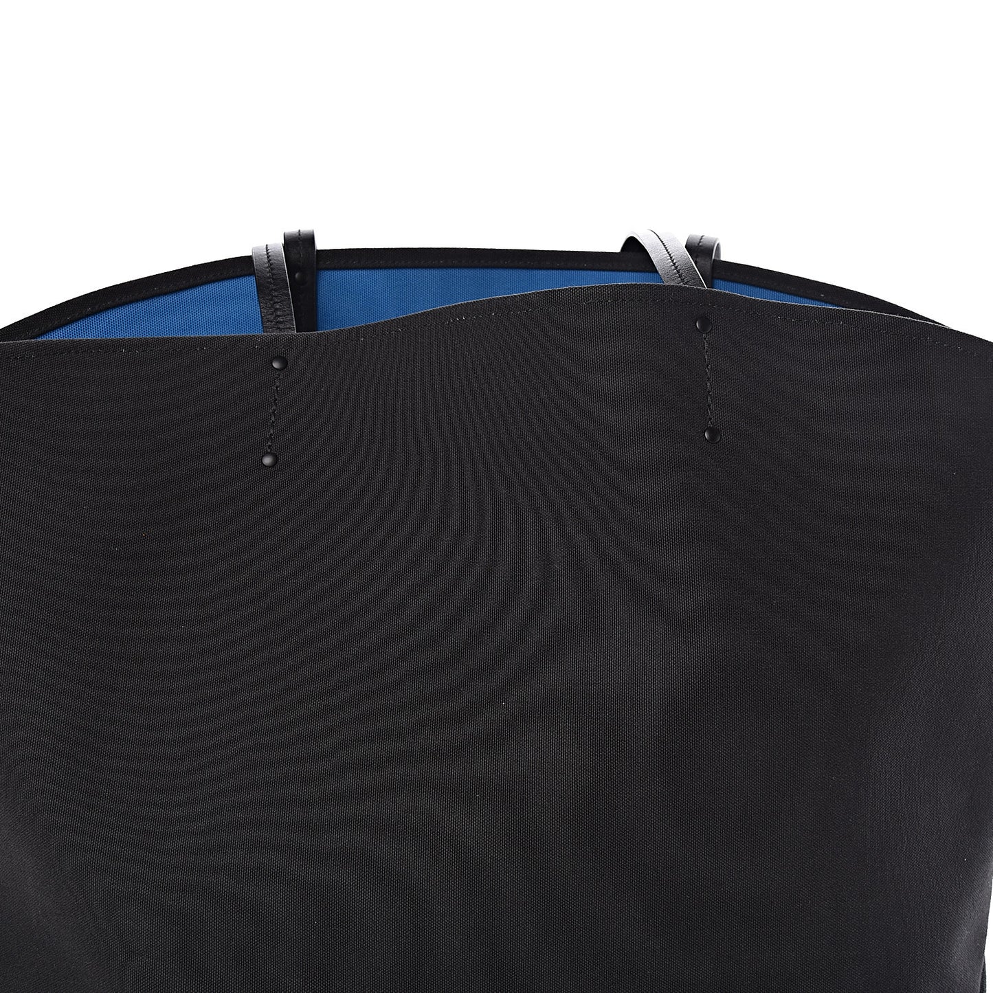 Canapa Racing Logo Shopping Tote Black Azzurro