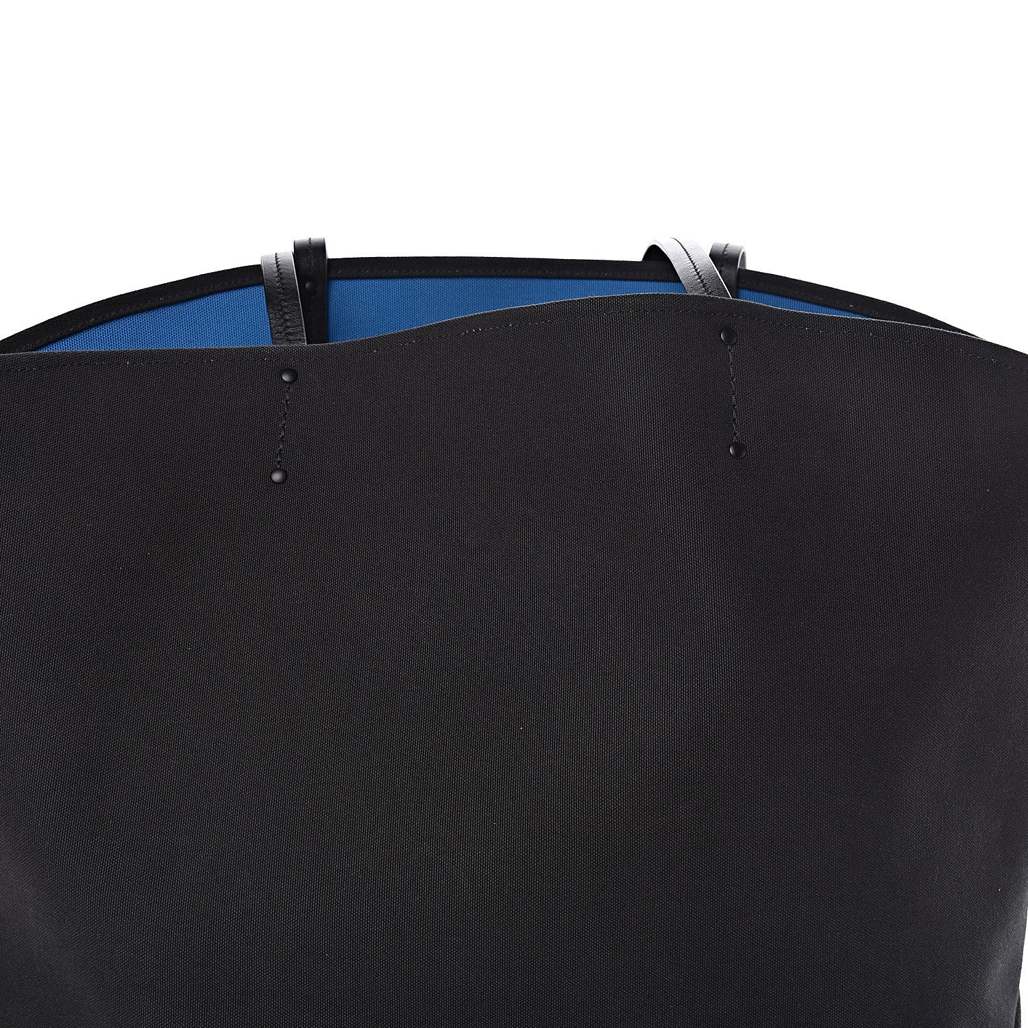 Prada Canapa Racing Logo Shopping Tote Black Azzurro 11 of 16