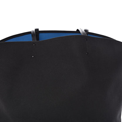 Prada Canapa Racing Logo Shopping Tote Black Azzurro 11 of 16
