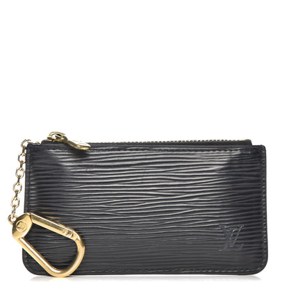 Louis Vuitton Epi Key Pouch Black 1 of 8