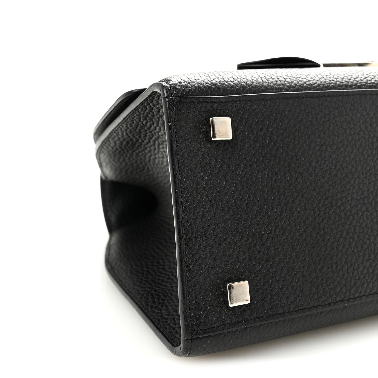 Moynat Taurillon Blush Rejane MM Black 8 of 9