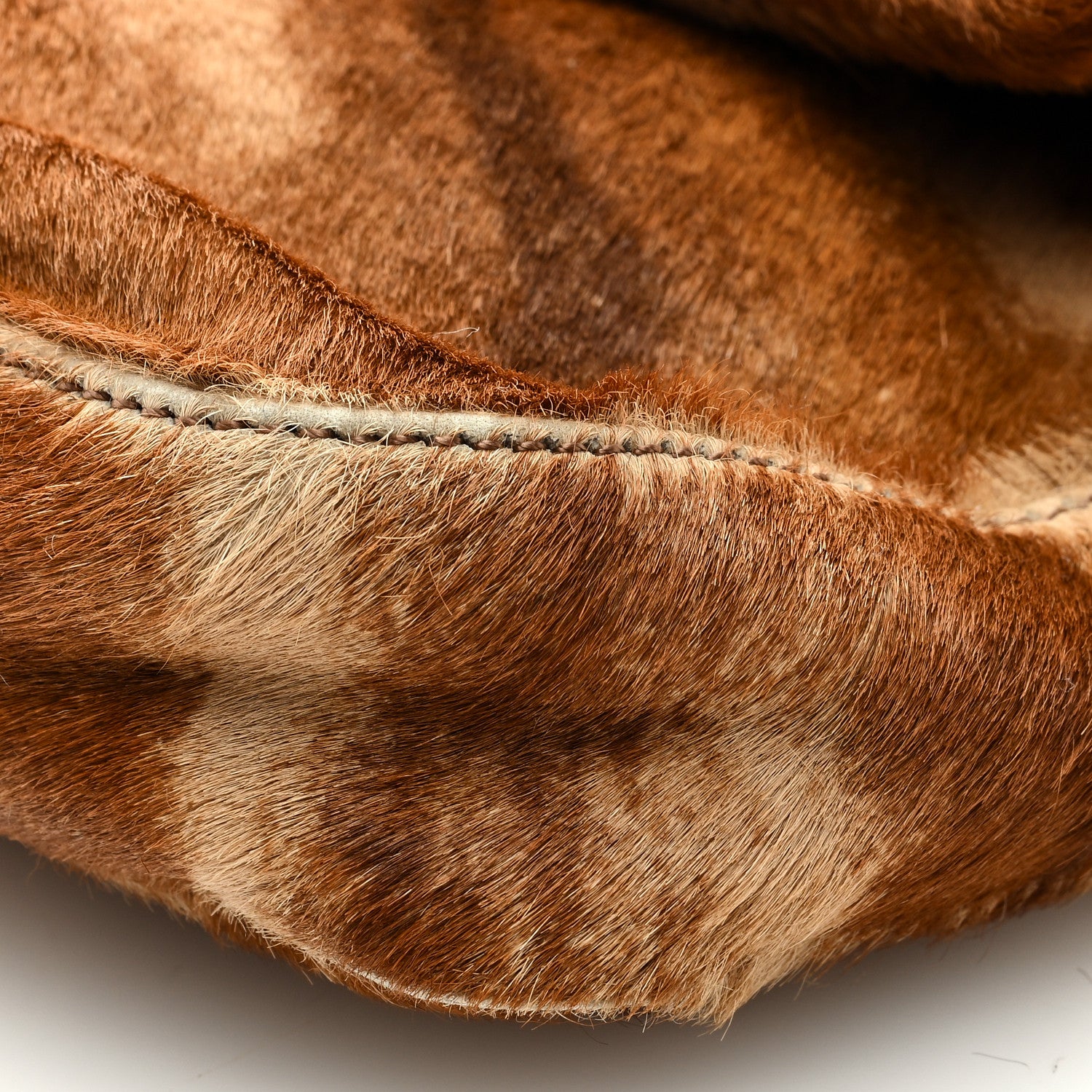 Fendi Calf Hair Zebra Print Baguette Brown 8 of 8