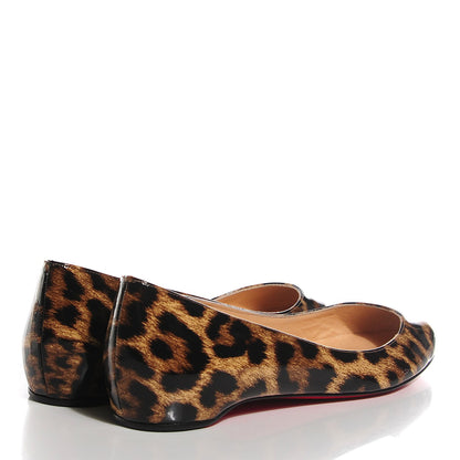 Christian Louboutin Patent Leopard Print Gozul Flats 36.5 4 of 7