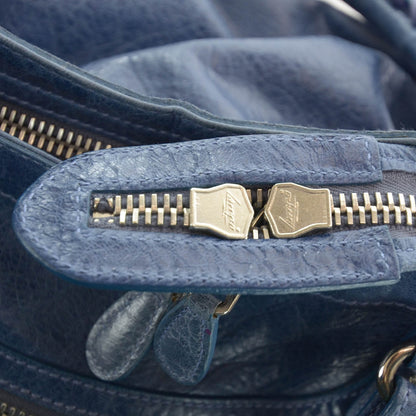 Balenciaga Chevre Giant 21 Silver Hardware City Ocean 8 of 9